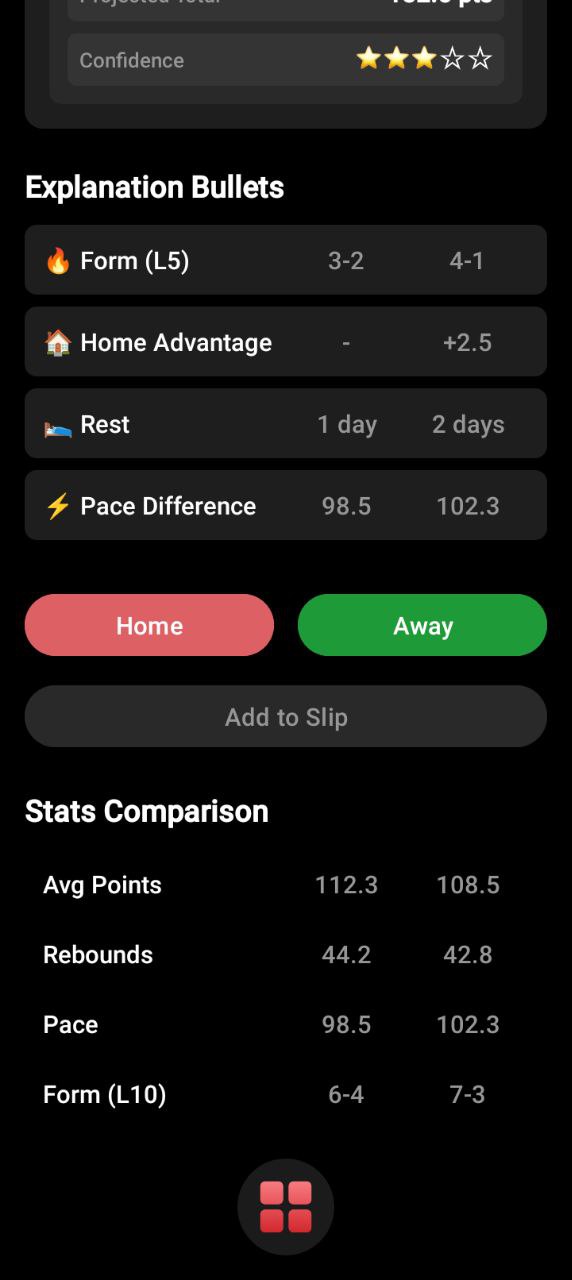 CourtSense Screen 9